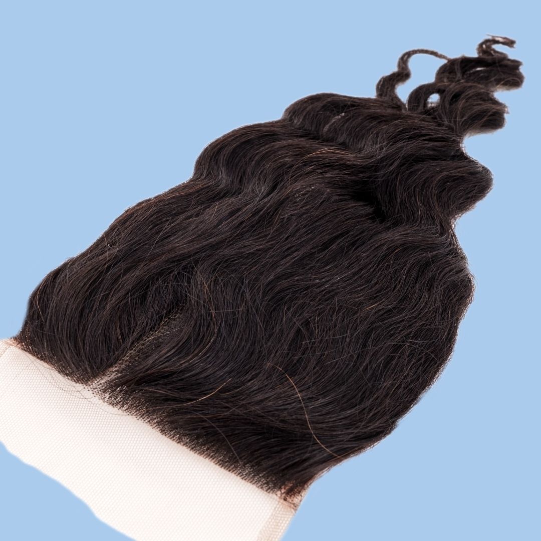 Brazilian Loose Wave 4x4 Transparent Closure