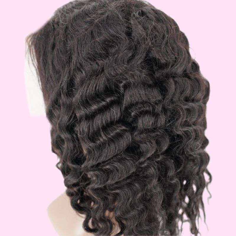 Deep Wave 13x4 Transparent Lace Front Wig